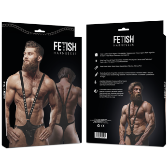 Fetish Submissive AttitudeTrade - Men39S V-Shaped Eco-Leather Harness