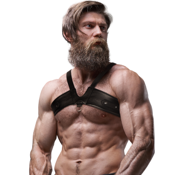 Fetish Submissive AttitudeTrade - Men39S Brigade Eco-Leather Chest Harness