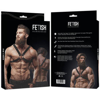 Fetish Submissive AttitudeTrade - Men39S Cross Chest Eco-Leather Harness