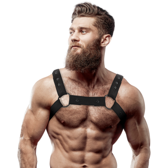 Fetish Submissive AttitudeTrade - Adjustable Neoprene Chest Sports Harness For Men