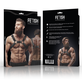 Fetish Submissive AttitudeTrade - Men39S Adjustable Eco-Leather Chest Bulldog Harness