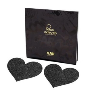 Bijoux Pezoneras Flash Black Heart