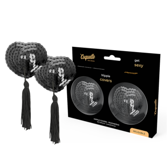 Coquette Chic DesireTrade - Black Sequin Nipple Covers