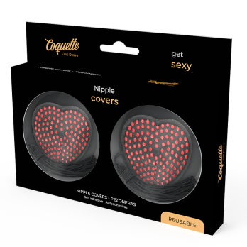 Coquette Chic DesireTrade - Red / Black Nipple Covers