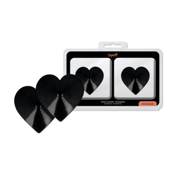 Coquette Chic DesireTrade - Black Hearts Nipple Covers