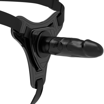 Fetish Submissive Silicone Strap-On Realistic - Black 15 Cm