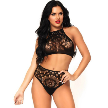 Leg Avenue 2 Pieces Set Top And Panties M/L