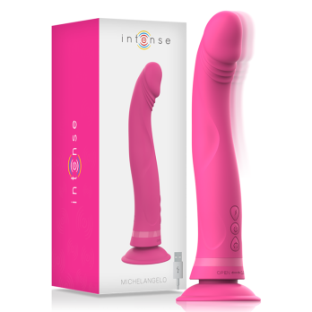 Intense™ - Michelangelo Dildo Vibrator Silicone Pink