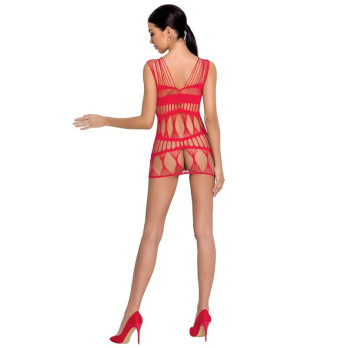 Passion Woman Bs089 Bodystocking -  Red One Size