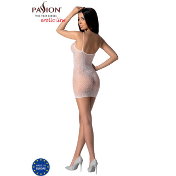 Passion - Bs096 Bodystocking White One Size