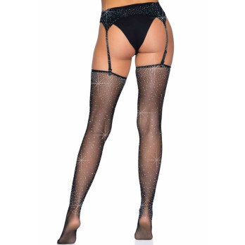 Leg Avenue Garter Belt And Stockings Set One Size