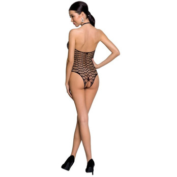 Passion Woman Bs087 Bodystocking - Black One Size