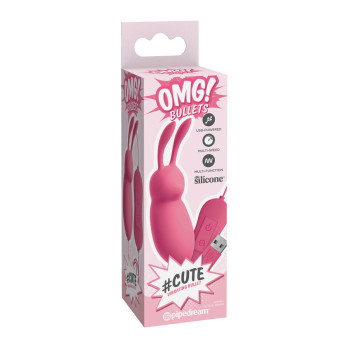 Omg Cute Rabbit Powerful Pink Vibrator Usb