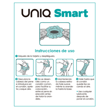 Uniq Smart Latex Free Pre-Erection Condoms 3 Units