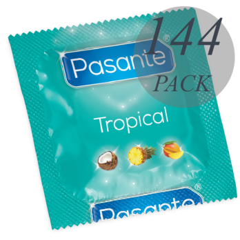 Through Condoms Tropical Flavors 144 Units