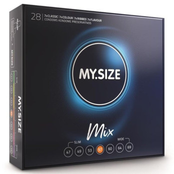 My Size Mix Condoms 57 Mm 28 Units