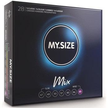 My Size Mix Condoms 69 Mm 28 Units