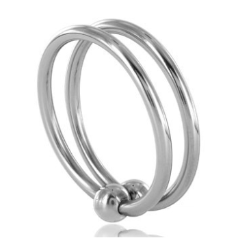 Metalhard Double Glans Ring 28Mm