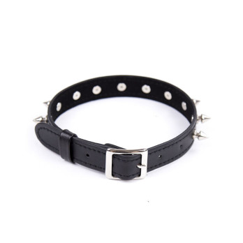 Ohmama Fetish Collar Spikes Punk Collar