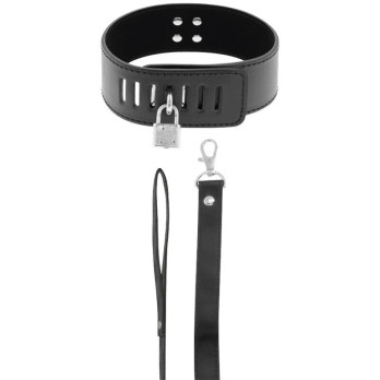 DarknessTrade - Bdsm Collar With Black Lock