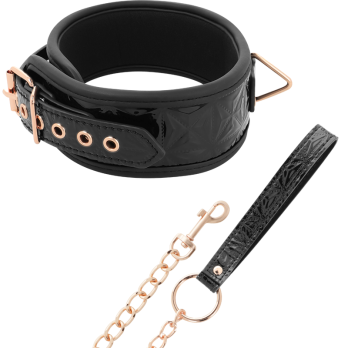 Begme™ - Black Edition Premium Vegan Leather Collar With Neoprene Lining