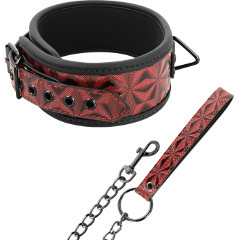 Begme™ - Red Edition Premium Vegan Leather Collar With Neoprene Lining