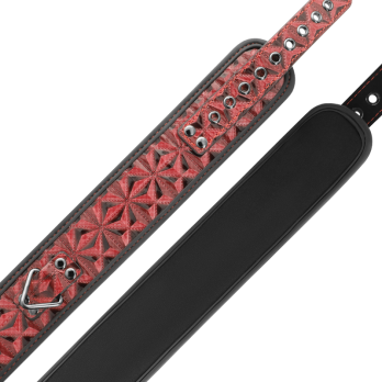 Begme™ - Red Edition Premium Vegan Leather Collar With Neoprene Lining