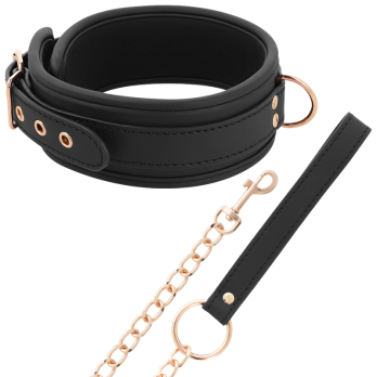 Coquette Chic DesireTrade - Fantasy Vegan Leather Necklace With Strap And Neoprene Lining