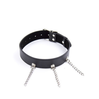 Ohmama Fetish Collar With Rings