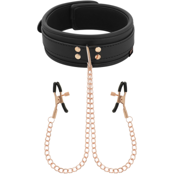 Coquette Chic DesireTrade - Fantasy Nipple Clamp Necklace With Neoprene Lining