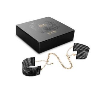 Desir Metallique Black Metallic Mesh Handcuffs