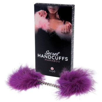 Secretplay Purple Marabou Handcuffs