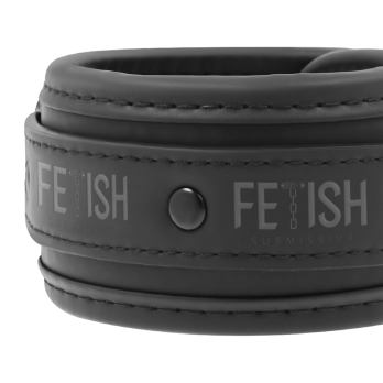 Fetish SubmissiveTrade - Vegan Leather Ankle Cuffs With Noprene Lining