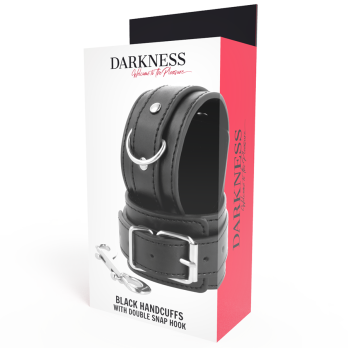 DarknessTrade - Black Adjustable Handcuffs With Double Reinforcement Tape