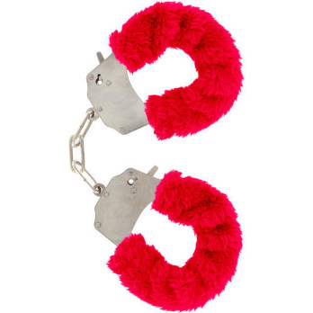 Furry Fun Cuffs Bondage Red