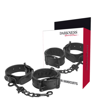 DarknessTrade - Wide Thin Textured Handcuffs