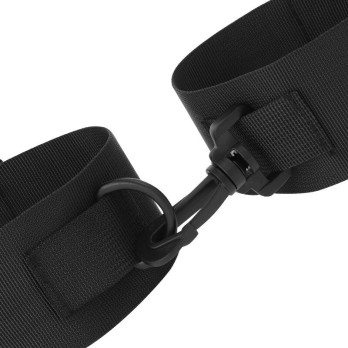 DarknessTrade - Black Nylon Ankle Cuffs