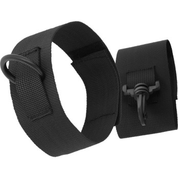 DarknessTrade - Black Nylon Ankle Cuffs