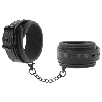 Fetish SubmissiveTrade - Vegan Leather Handcuffs With Noprene Lining