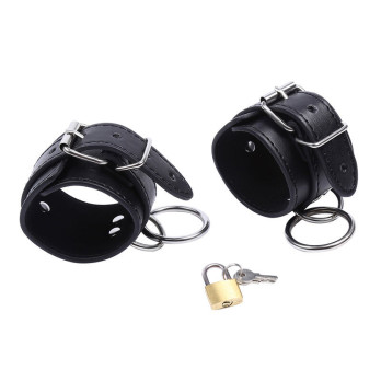 Ohmama Fetish O-Ring Locked Wrist Restraints