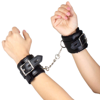 Secretplay Black Bondage Handcuffs - Bdsm Collection