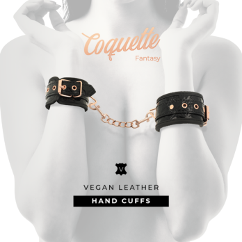 Coquette Chic DesireTrade - Black Edition Handcuffs With Neoprene Lining