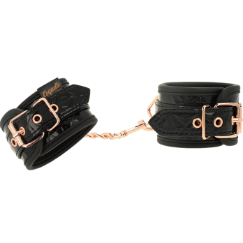 Coquette Chic DesireTrade - Black Edition Handcuffs With Neoprene Lining