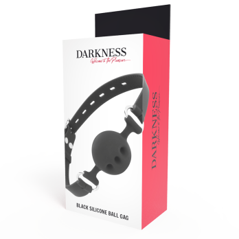 DarknessTrade - Black Breathable Silicone Gag