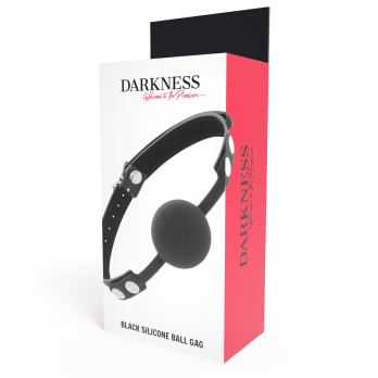 DarknessTrade - Black Silicone Gag