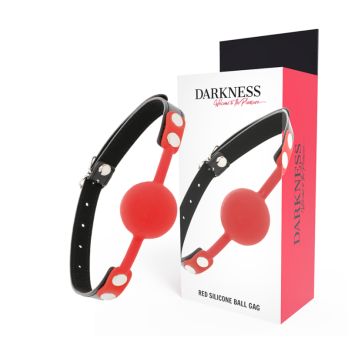 DarknessTrade - Red Silicone Gag