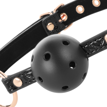 Begme™ - Black Edition Ball Gag Vegan Leather