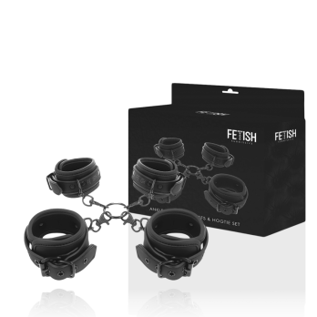 Fetish SubmissiveTrade - Set Of Hand And Ankle Handcuffs With Noprene Lining