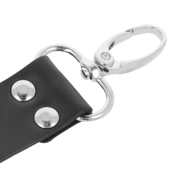 DarknessTrade - Leather Handcuffs For Foot And Hands Black