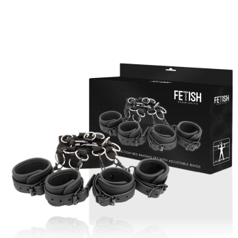 Fetish SubmissiveTrade - Luxury Bed Ties Set With Noprene Lining